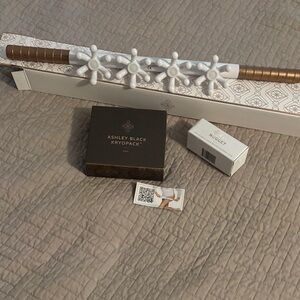 All 3 pieces of Ashley Black Fasciablaster, Nugget Deep Trigger Tool & Kryopack